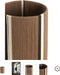 Light & Living Medan - Lampenkap - Cilinder - Bruin - Ø20cm