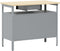 vidaXL - Werkbank - met - Vergrendelbare - Deur - Zwart - 100x55x85 - cm - Staal