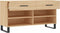 vidaXL - Schoenenbank - 102x35x55 - cm - bewerkt - hout - sonoma - eikenkleurig