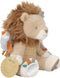 Little Dutch Safari Friends - Activiteitenknuffel Leeuw - Zachte vriend met texturen en bijtring - Beige