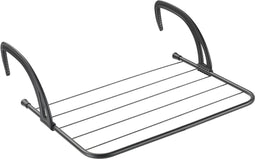 Tomado - Droogrek Hangend - Favonio - Hangdroogrek voor Radiator, Balkon of Deur - 3 meter Drooglengte - Matzwart