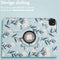 imoshion Tablet Hoes - Geschikt voor iPad Pro 11 (2022) / Pro 11 (2021) / Pro 11 (2020) / Pro 11 (2018) - 360° Draaibare Design Bookcase 2.0 - Flowers