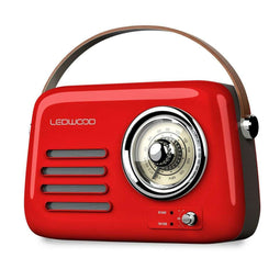 Ledwood ALMA RED - Transistor Radio - 30 W - Rood