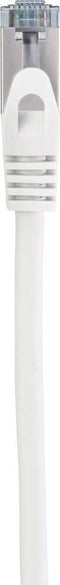 Renkforce RF-5047454 RJ45 Netwerkkabel, patchkabel CAT 6A S/FTP 0.15 m Wit Snagless, Vlambestendig 1 stuk(s)