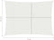 vidaXL - Zonnezeil - 160 - g/m² - 2,5x3 - m - HDPE - wit