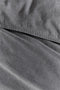 vtwonen Natural Stone - Dekbedovertrek Lits-Jumeaux XL - 260x200/220 cm - Stonewashed Antraciet