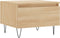 vidaXL - Salontafel - 50x46x35 - cm - bewerkt - hout - sonoma - eikenkleurig