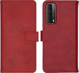 iMoshion Hoesje Geschikt voor Huawei P Smart (2021) Hoesje Met Pasjeshouder - iMoshion Luxe Bookcase - Rood