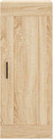 vidaXL - Wandkast - 34,5x34x90 - cm - bewerkt - hout - sonoma - eikenkleurig