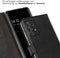 Selencia Galaxy A52(s) (5G/4G) - Echt Lederen Bookcase - Ruimte voor 3 pasjes - Zwart