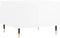 vidaXL - Salontafel - 50x46x35 - cm - bewerkt - hout - hoogglans - wit