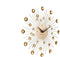 Karlsson Sunburst - Wandklok - Kristal - Goud - Ø30cm