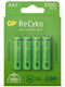 GP ReCyko+ 2100mAh - Batterijen Ni-MH - Groen (4 stuks)