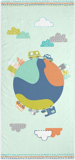 Badhanddoek HappyFriday Moshi Moshi Holidays Multicolour 70 x 150 cm