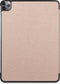 3-Vouw sleepcover hoes - Geschikt voor iPad Pro 11 inch (2020) - Goud
