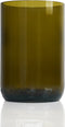 Glazen Rebottled Olive 330 ml - 4 stuks - gemaakt van gerecyclede wijnflessen