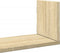 vidaXL - Wandschappen - 3 - st - 80x18x18 - cm - bewerkt - hout - sonoma - eikenkleurig