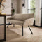 AnLi Style Eetkamerbank plooi boucle zand