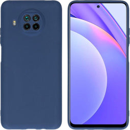 iMoshion Hoesje Geschikt voor Xiaomi Mi 10T Lite Hoesje Siliconen - iMoshion Color Backcover - Donkerblauw