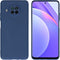 iMoshion Hoesje Geschikt voor Xiaomi Mi 10T Lite Hoesje Siliconen - iMoshion Color Backcover - Donkerblauw
