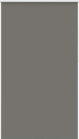 vidaXL - Rolgordijn - verduisterend - 140x230 - cm - stofbreedte - 136,6 - cm - grijs