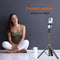 A Sunny Day Telefoonstatief - Tripod - Selfiestick met Bluetooth afstandsbediening - Zwart