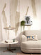 GOOD&MOJO Hanglamp Zanzibar - Rotan Wit - Ø55cm - Modern - Hanglampen Eetkamer, Slaapkamer, Woonkamer
