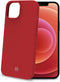 Celly Cromo Siliconen hoesje - Geschikt voor Apple iPhone 14 Plus - TPU Back Cover - Microfiber - Rood