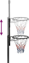 vidaXL Basketbalstandaard 280-350 cm polycarbonaat transparant