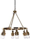 Plafondlamp DKD Home Decor 66 x 66 x 60 cm Kristal Gouden Metaal 40 W