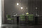 Feel Furniture - Luxe stoel - Ribbon - Groen - 2 stuks