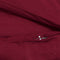 vidaXL - Dekbedovertrekset - lichtgewicht - 140x200 - cm - microvezel - bordeaux