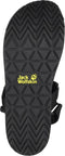 Jack Wolfskin Outfresh Sandalen - Wandelsandalen - Lichte EVA-voetbed - Black / Light Grey - Maat 42