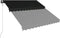 vidaXL - Luifel - uittrekbaar - met - windsensor - en - LED - 350x250 - cm - antraciet