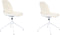 Zuiver Albert Kuip Swivel Stoel - Wit - Set van 2