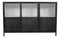 Dressoir Bronx - ijzer - donkergrijs/wit