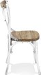 Alterego Ranch - Houten Keukenstoel - Oude Walnoot Afwerking - 50x47x89cm