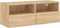 vidaXL - Tv-wandmeubel - 80x30x30 - cm - bewerkt - hout - sonoma - eikenkleurig
