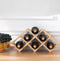 Ceruzo Houten Wijnrek - Vouwbaar - Voor 6 Wijnflessen - Grenenhout - 45 x 12.5 x H24cm
