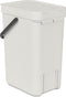 Brabantia Sort & Go Prullenbak - 12 liter - Afvalscheiding - Light Grey