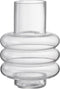J-Line vaas Lima - glas - transparant - small - 20 cm