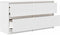 vidaXL - Tv-meubel - 100x35x54 - cm - bewerkt - hout - wit