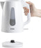 DOMO DO9255WK Waterkoker wit - 1,7L - Zwart