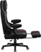 Huzaro Force 4.6 Carbon - Gamingstoel - Uitschuifbare voetensteun en ergonomisch comfort - Zwart