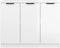 vidaXL - Dressoir - 90,5x30x70 - cm - bewerkt - hout - hoogglans - wit