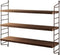 String Furniture - string pocket 1-pack teak/brown