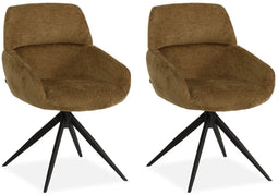 MX Sofa Eetkamer stoel Lake - Curry (set van 2 stoelen)