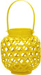 Present Time Bamboo - Windlicht - Rond - Geel