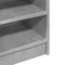 vidaXL - Wastafelkast - 90x29x55 - cm - bewerkt - hout - betongrijs