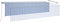 vidaXL - Luifel - handmatig - uittrekbaar - met - rolgordijn - LED - 6x3 - m - blauw - wit